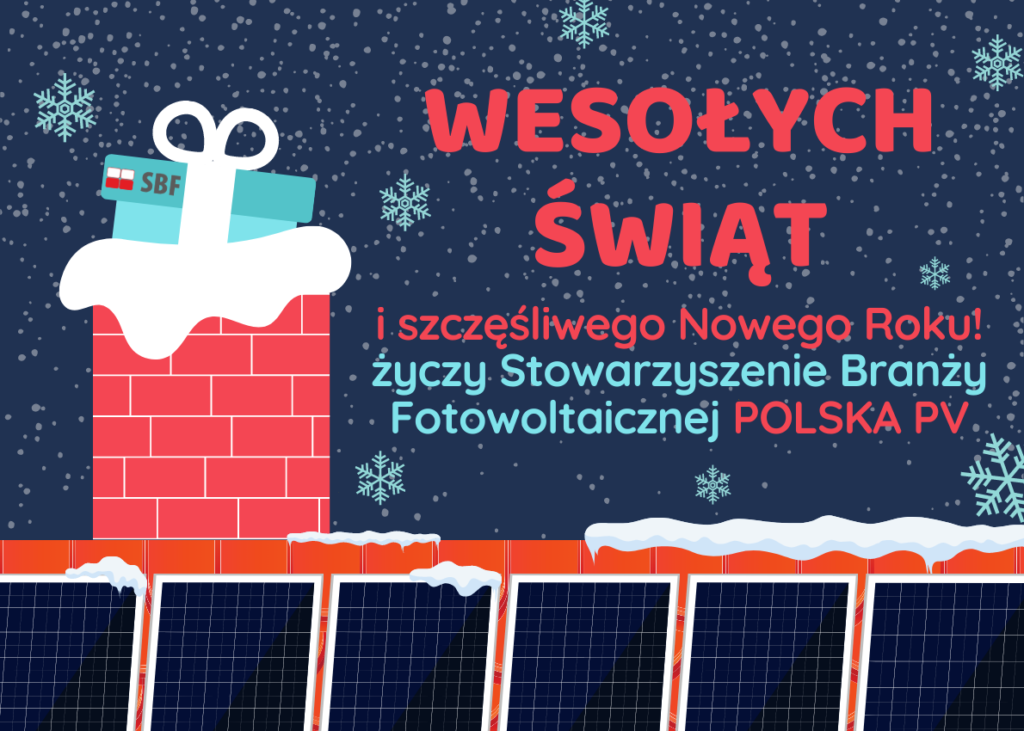 Wesołych Świąt i szczęśliwego Nowego Roku życzy SBF POLSKA PV
