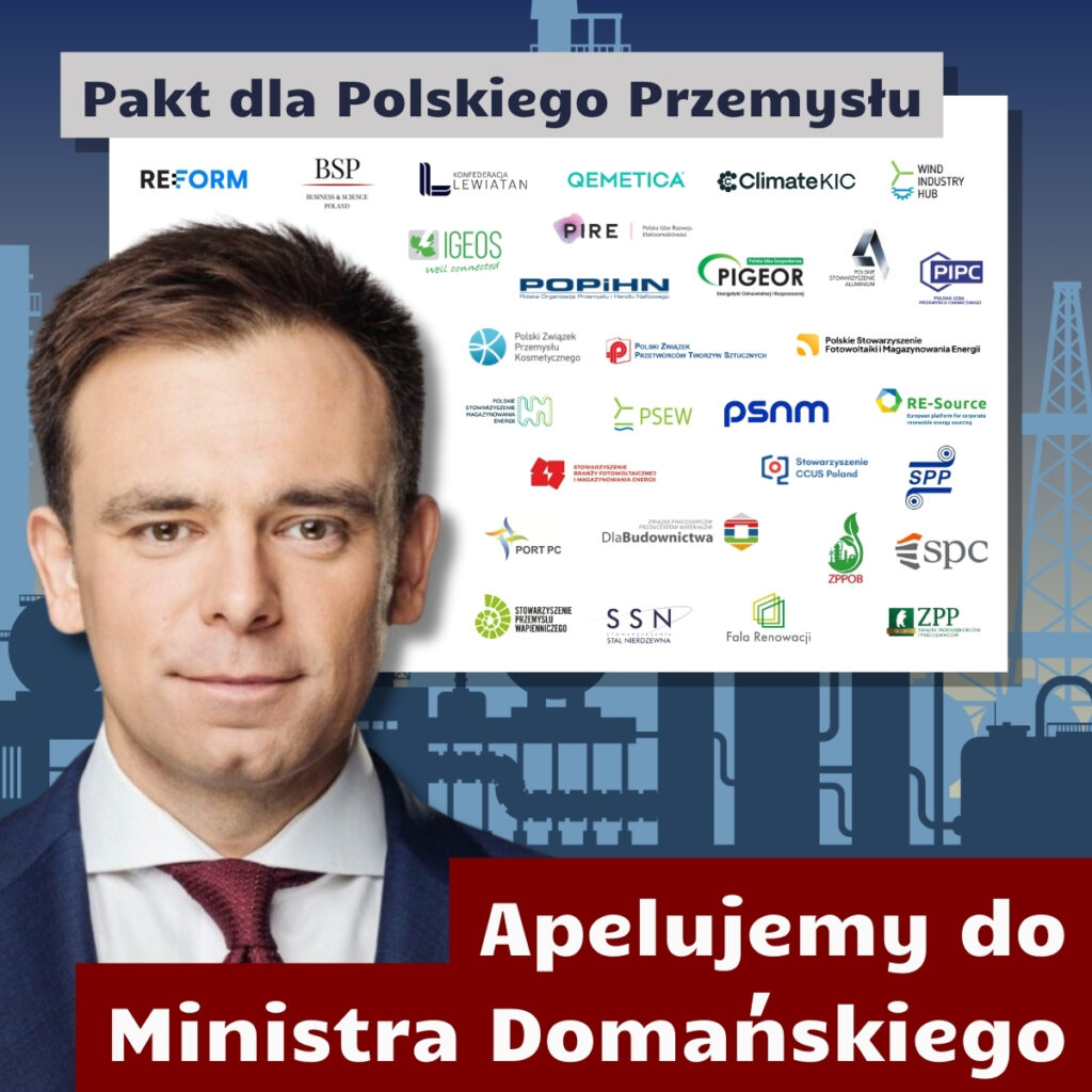Zostaliśmy Sygnatariuszem „Paktu dla polskiego przemysłu”!