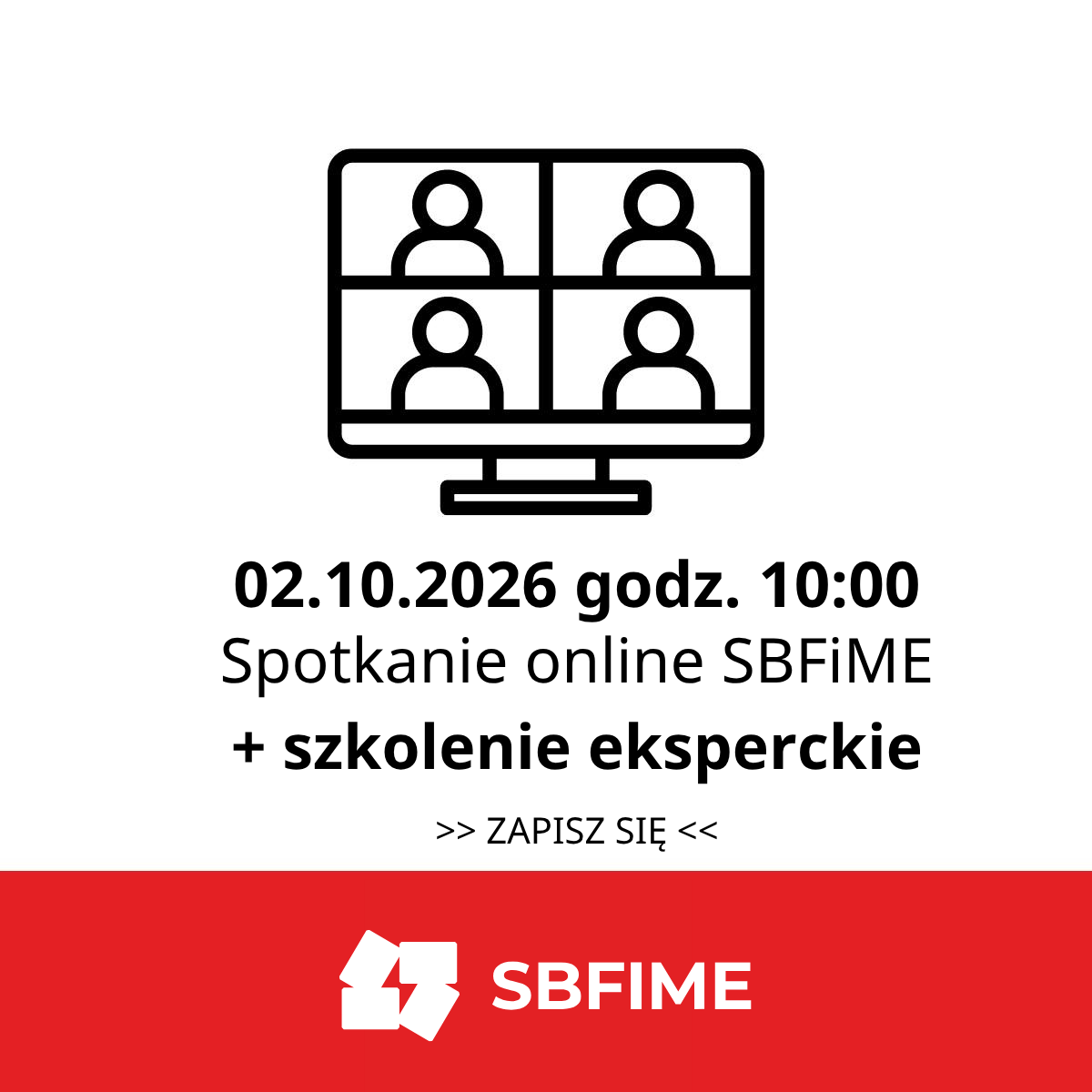 Invitation to the SBFiME Members Meeting combined with expert training